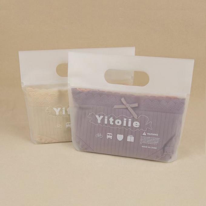 การพิมพ์ตามสั่ง กระเป๋าสะพายพลาสติก Ziplock ที่เป็นมิตรต่อสิ่งแวดล้อม 4