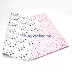 Polka Dot Gingham Double Color Background กระดาษทิชชูห่อกระดาษสำหรับกล่องรองเท้ายาทาเล็บ