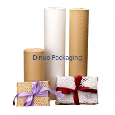 Woodpulp กระดาษรังผึ้งที่ย่อยสลายได้ทางชีวภาพกันกระแทกลูกบอลรังผึ้งป้องกัน