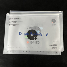 กระเป๋าสะพาย Ziplock CPE ขนาดที่กําหนดเอง พร้อม 1 - 12 สี พิมพ์ตามสั่ง