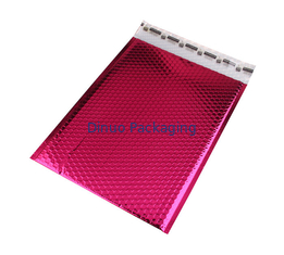 ถุงจดหมาย Bubble Pink แบบป้องกันไฟฟ้าสถิตย์ Metallic, ถุงห่อฟองขนาด 135x210 # -AC