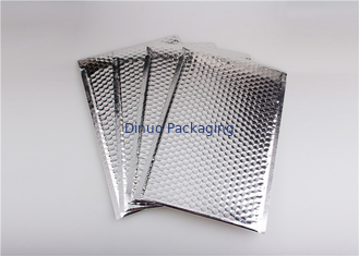 Self Seal Silver Metallic Bubble Mailers, Bubble Wrap ซองจดหมายรีไซเคิลได้