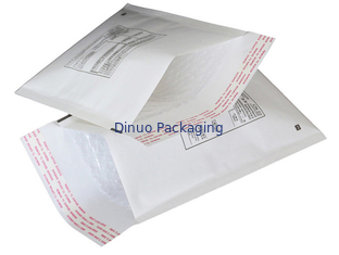 White Kraft Bubble Mailers 45x210mm # C, ซองจดหมายฟองจดหมายที่กำหนดเอง