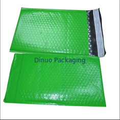 สีเขียวโพลี Bubble Mailers ขนาด 1 ฟองอากาศซองซีลกาวตนเอง