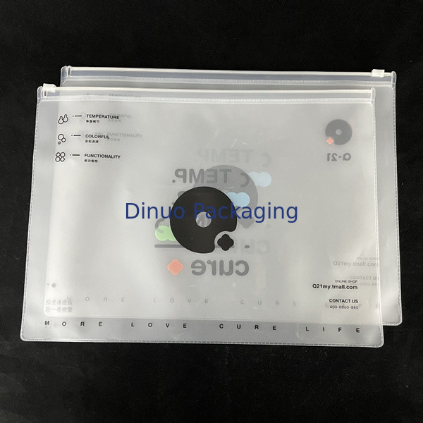 กระเป๋าสะพาย Ziplock CPE ขนาดที่กําหนดเอง พร้อม 1 - 12 สี พิมพ์ตามสั่ง