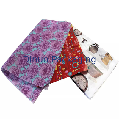 ของขวัญบรรจุกระดาษทิชชู่ห่อกระดาษสีหัตถกรรมช่อดอกไม้กระดาษห่อ
