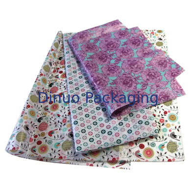 ของขวัญบรรจุกระดาษทิชชู่ห่อกระดาษสีหัตถกรรมช่อดอกไม้กระดาษห่อ