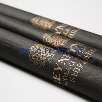 กระดาษทิชชูสีบรรจุภัณฑ์ของขวัญปั๊มทองสุดหรูสำหรับเสื้อผ้ารองเท้า