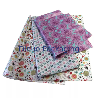 กระดาษทิชชู่ห่อกระดาษรีไซเคิลพิมพ์ลายเสือดาวสำหรับเสื้อผ้าของขวัญวันเกิด