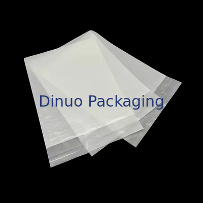 FSC Certificate Recycled Material Peel Seal Glassine Paper Wrapping Bag Custom ประเภทของถุง ซองธุรกิจ