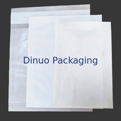 FSC Certificate Recycled Material Peel Seal Glassine Paper Wrapping Bag Custom ประเภทของถุง ซองธุรกิจ