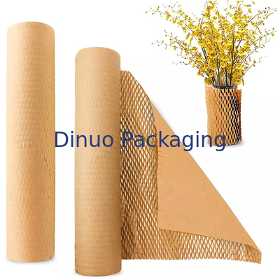 Woodpulp กระดาษรังผึ้งที่ย่อยสลายได้ทางชีวภาพกันกระแทกลูกบอลรังผึ้งป้องกัน