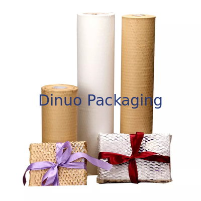 Woodpulp กระดาษรังผึ้งที่ย่อยสลายได้ทางชีวภาพกันกระแทกลูกบอลรังผึ้งป้องกัน