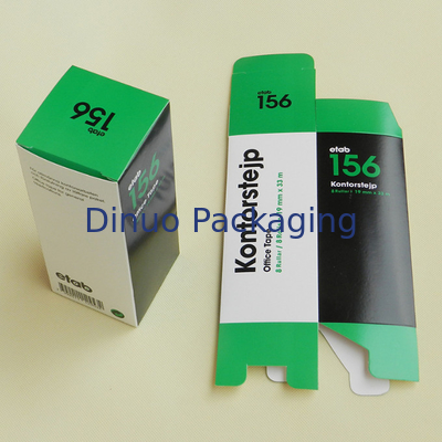 ไฟล์ PDF หลากสีพิมพ์กล่องกระดาษกล่องของขวัญชาเงินแบบกำหนดเองรีไซเคิลได้