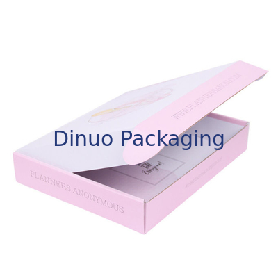 กล่องกระดาษลิ้นชักเคลือบด้านเครื่องบินการ์ดสีขาวกล่องของขวัญบูติก