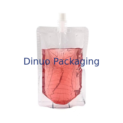 พลาสติกเหลวรีไซเคิลแบบรีฟิลได้ Stand Up Spout Pouch กระเป๋าใส่อาหารเด็กแบบใช้ซ้ำได้