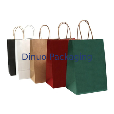 กระดาษคราฟท์ Takeaway Tote Bag Baking Pastry Milk Tea Shopping Gift Paper Bag