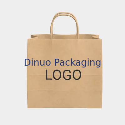 กระดาษคราฟท์ Takeaway Tote Bag Baking Pastry Milk Tea Shopping Gift Paper Bag