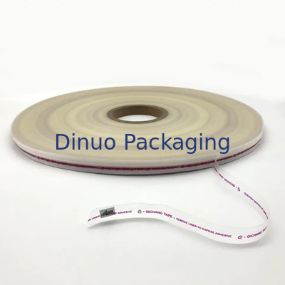 Glassine Double Sided HDPE Film Release Liner Paper เทปปิดผนึกถุงแบบถอดได้