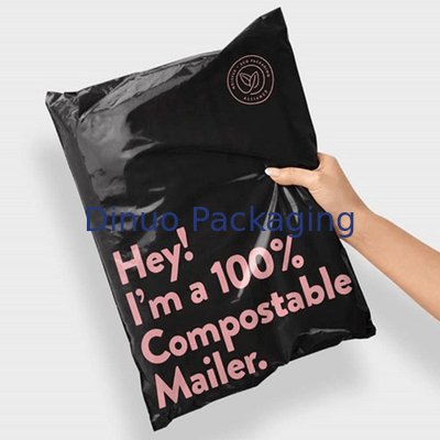 Self Seal 100% Poly Mailer Bags ถุงจัดส่งที่ย่อยสลายได้ทางชีวภาพสำหรับเสื้อผ้า