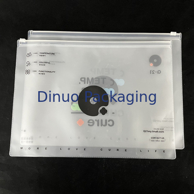 กระเป๋าสะพาย Ziplock CPE ขนาดที่กําหนดเอง พร้อม 1 - 12 สี พิมพ์ตามสั่ง
