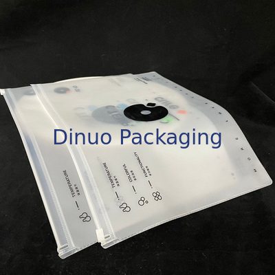 กระเป๋าสะพาย Ziplock CPE ขนาดที่กําหนดเอง พร้อม 1 - 12 สี พิมพ์ตามสั่ง