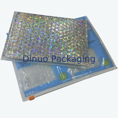Poly Air Zip Lock พลาสติก Custom Bubble กระเป๋าส่งจดหมาย สีใส อัดลมด้วยโลโก้