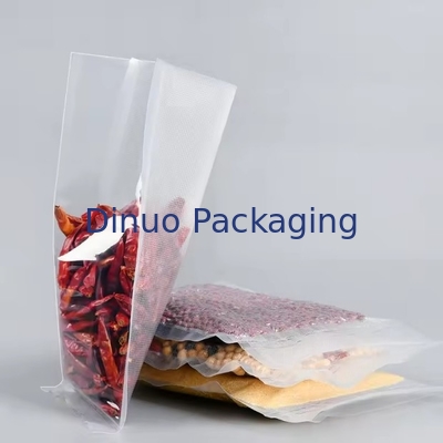 กระเป๋าเก็บของพลาสติกปิด 3 ด้านปิดอาหาร กระเป๋าเก็บของ Vakuum Bag Texture กระเป๋าเก็บของ Vakuum Bag