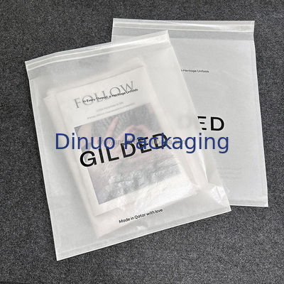 ถุงกระดาษไขโปร่งแสงย่อยสลายได้ทางชีวภาพพร้อมแถบกาวเป้าเสื้อซองกระดาษแก้ว