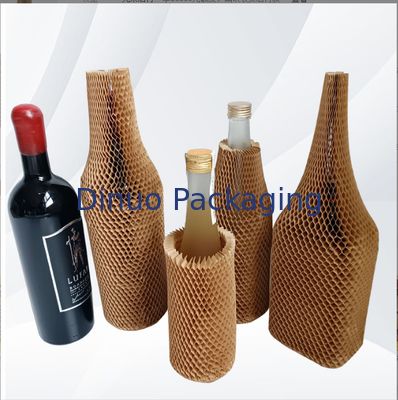 ปลอกกระดาษรังผึ้งที่ย่อยสลายได้สำหรับบรรจุภัณฑ์เครื่องสำอางขวดแก้ว