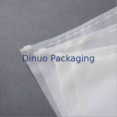 ถุงซิปล็อคพลาสติก CPE PE โปร่งใสแบบฝ้า พร้อมประสิทธิภาพในการรีไซเคิลและกันฝุ่น