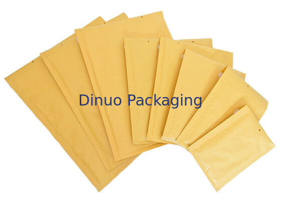 60gsm ถึง 180gsm Kraft Cushion Bubble Mailers ที่มีซองบรรจุของหนา 3 ถึง 4 มม