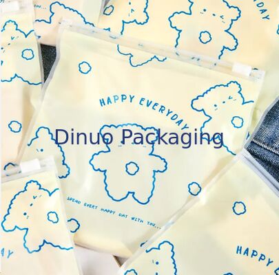 ถุงซิป CPE กันน้ำแบบปิดได้สำหรับจัดเก็บพลาสติกสำหรับบรรจุภัณฑ์เครื่องสำอาง อุปกรณ์อิเล็กทรอนิกส์