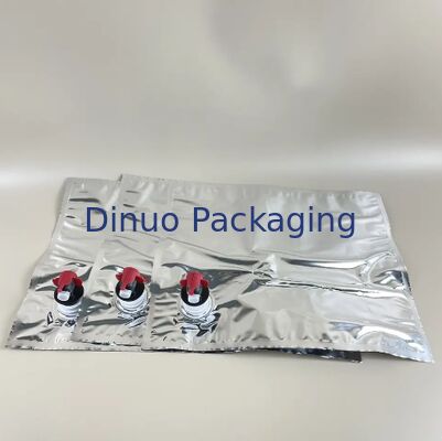 กระเป๋าพรีเมี่ยมในกล่อง กระเป๋าเหลวเกรดอาหาร กันรั่ว อัลลูมิเนียมใสสําหรับการเก็บของเหลว