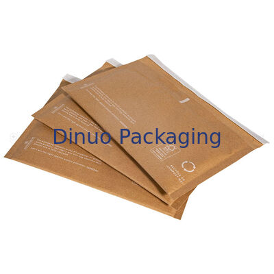 สะพายพัสดุสารพัดล้างทางชีวภาพ Eco Double Layered Padded Envelope กระเป๋าขนส่งน้ําผึ้งสีน้ําตาล กระดาษ Kraft Bubble Mailer