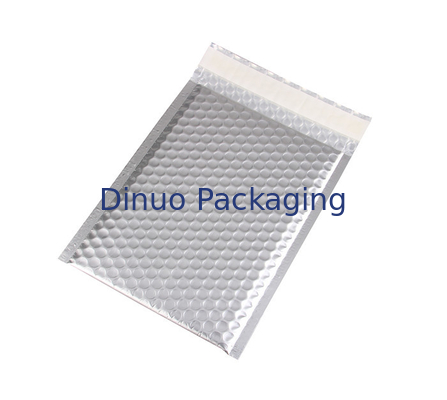 Heat Seal Matte Metallic Bubble Mailers 4 "X8" # 000 ทนความชื้นสำหรับบรรจุภัณฑ์