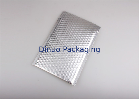 Heat Seal Matte Metallic Bubble Mailers 4 "X8" # 000 ทนความชื้นสำหรับบรรจุภัณฑ์