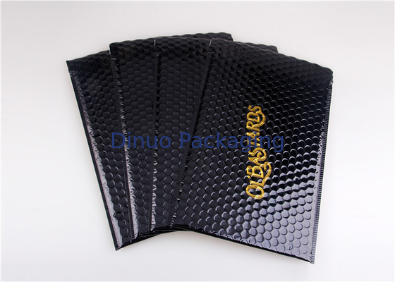 ซองกันน้ำสีดำเมทัลลิกสำหรับการพิมพ์, 180x165 # CD-DCD Custom Bubble Mailers