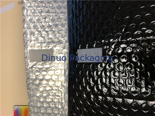 ซองกันน้ำสีดำเมทัลลิกสำหรับการพิมพ์, 180x165 # CD-DCD Custom Bubble Mailers
