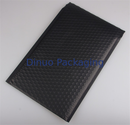 Heat Seal Matte Black Bubble Mailers 0/6 โดย 10, Bubble Lined Courier Bags สำหรับเครื่องแต่งกาย