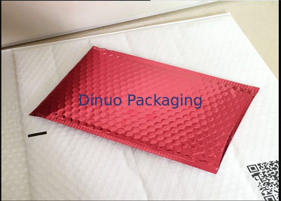 ถุงฟองป้องกันไฟฟ้าสถิตสีแดงสลายได้สำหรับของเล่น 115x210 มม. # B VMPET วัสดุ