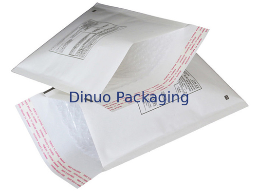 White Kraft Bubble Mailers 45x210mm # C, ซองจดหมายฟองจดหมายที่กำหนดเอง