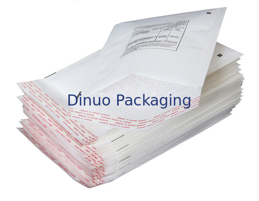 White Kraft Bubble Mailers 45x210mm # C, ซองจดหมายฟองจดหมายที่กำหนดเอง