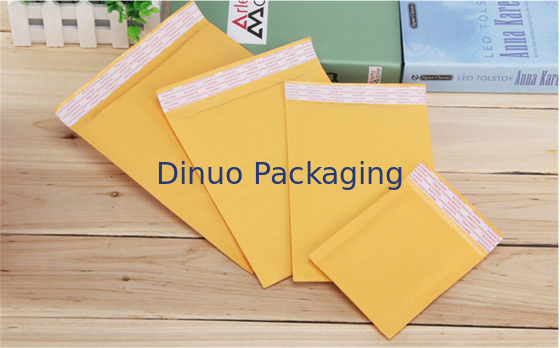 ขนาดที่กำหนดเองคราฟท์ Bubble Mailers 3 X 10 ฟองอากาศซองจดหมายฉีกขาดความต้านทาน
