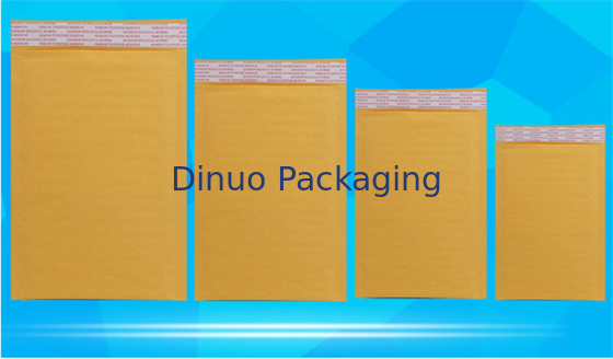 รีไซเคิลกระดาษคราฟท์ Bubble Mailers, บรรจุถุงจัดส่งริ้วรอยทน