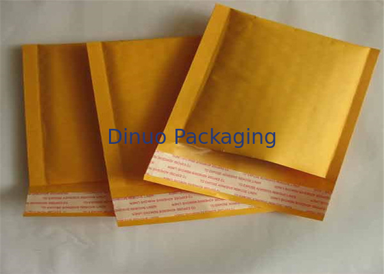 Kraft Bubble Mailers ซองจดหมายที่มีเบาะขนาด 200x250 มม. สำหรับติดเทป / ซีดี / หนังสือ