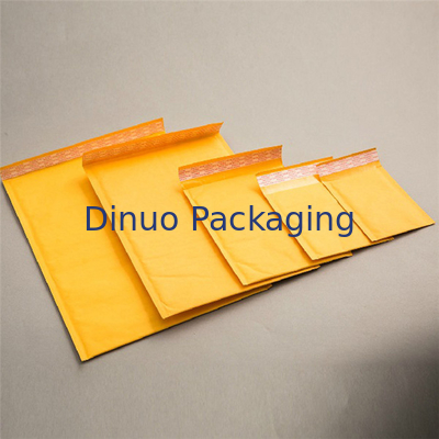 รีไซเคิลกระดาษคราฟท์ Bubble Mailers, บรรจุถุงจัดส่งริ้วรอยทน