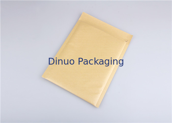 น้ำหนักเบาทนน้ำมันสีน้ำตาล 6x10 คราฟท์ Bubble Mailers opp ฟิล์มนอกง่ายต่อการฉีกขาด