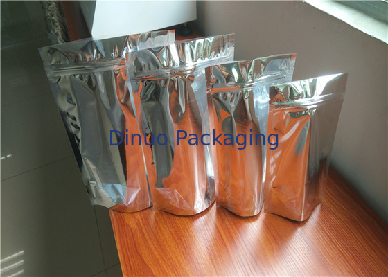 เป็นมิตรกับสิ่งแวดล้อมที่กำหนดเองพิมพ์ Stand Up Pouches, อลูมิเนียม Resealable Stand Up Bag