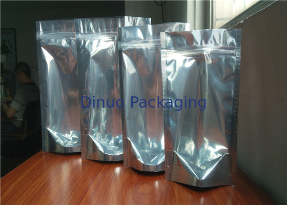 เป็นมิตรกับสิ่งแวดล้อมที่กำหนดเองพิมพ์ Stand Up Pouches, อลูมิเนียม Resealable Stand Up Bag